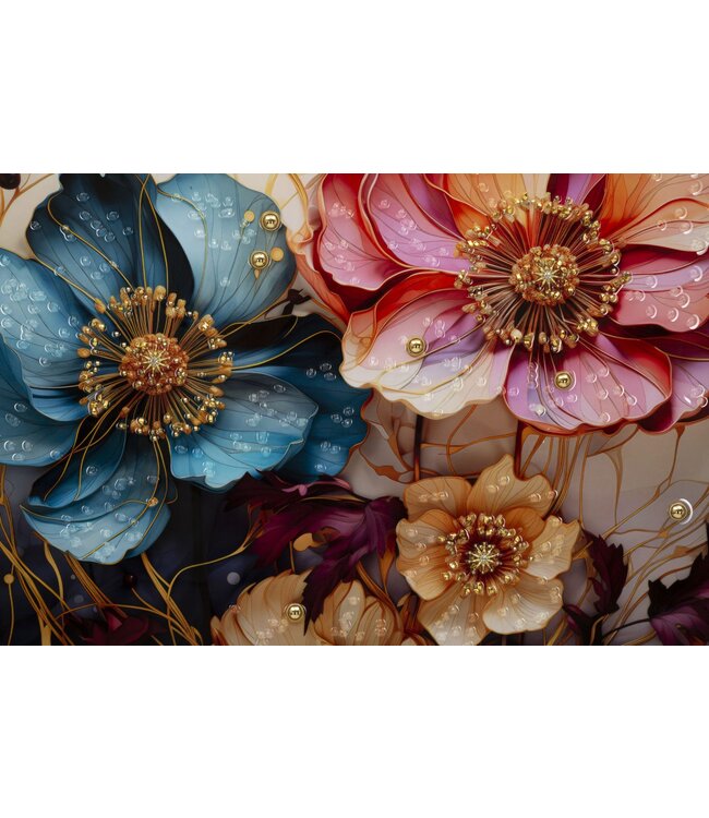 Mauro Ferretti LAQUARED MUUR HIJGEN MET FRAME NARCY -A- 82X4X82