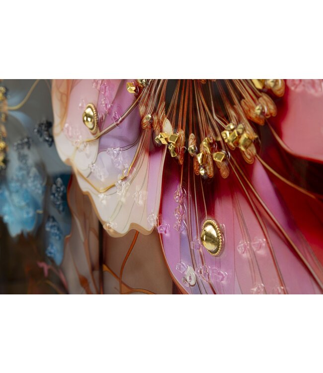 Mauro Ferretti LAQUARED MUUR HIJGEN MET FRAME NARCY -A- 82X4X82