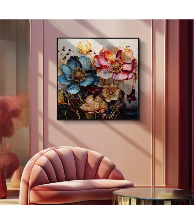 Mauro Ferretti LAQUARED MUUR HIJGEN MET FRAME NARCY -A- 82X4X82