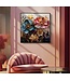 Mauro Ferretti LAQUARED MUUR HIJGEN MET FRAME NARCY -A- 82X4X82