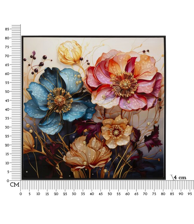 Mauro Ferretti LAQUARED MUUR HIJGEN MET FRAME NARCY -A- 82X4X82