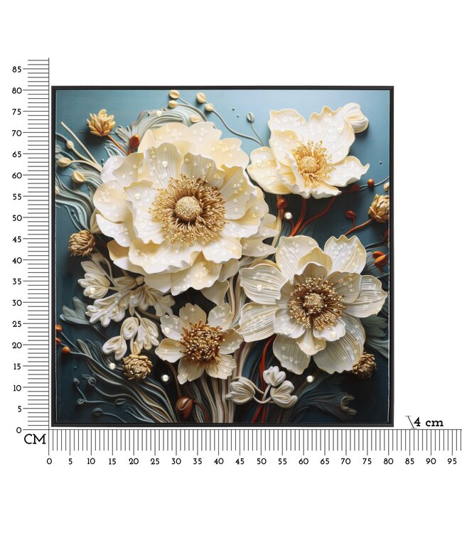 Mauro Ferretti LAQUARED MUUR HIJGEN MET FRAME NARCY -B- CM 82X4X82