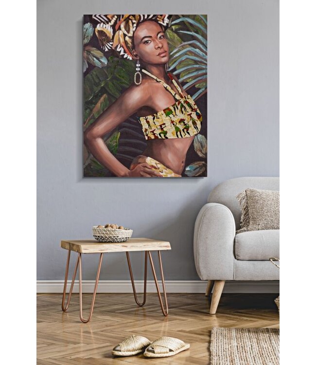 Mauro Ferretti HANDGEMAAKTE MUURSCHILDERING KELLY -B- 90X3X120