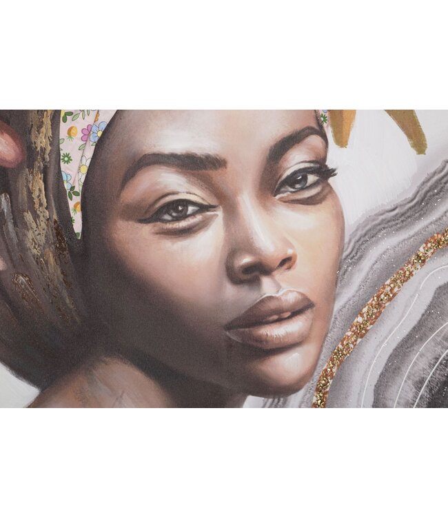 Mauro Ferretti HANDGEMAAKTE MUURSCHILDERING NAOMI -A- CM 100X3X100