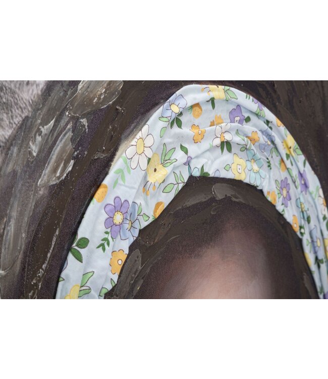 Mauro Ferretti HANDGEMAAKTE MUURSCHILDERING NAOMI -A- CM 100X3X100