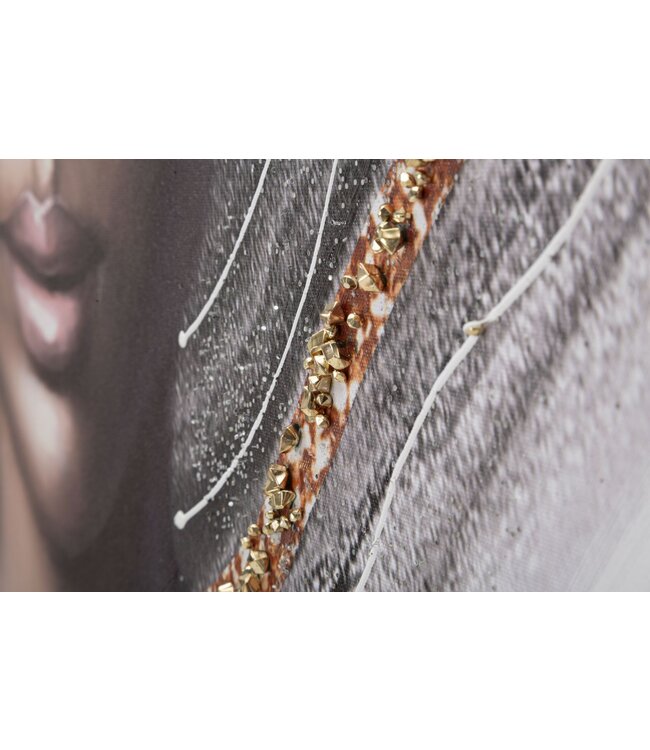 Mauro Ferretti HANDGEMAAKTE MUURSCHILDERING NAOMI -A- CM 100X3X100