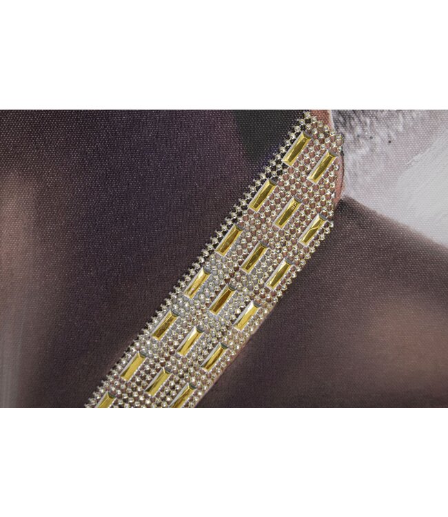 Mauro Ferretti HANDGEMAAKTE MUURSCHILDERING NAOMI -A- CM 100X3X100