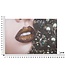 Mauro Ferretti HANDGEMAAKTE WANDBEDRUKKINGMOOIE LIPPEN<br />
cm 80X3,8X120