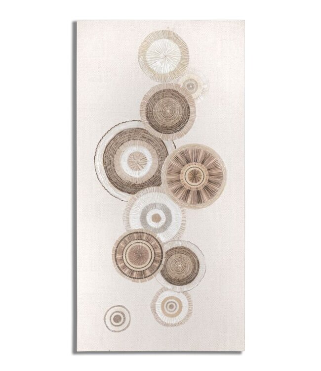 Mauro Ferretti WANDBEDRUKKING/SCHILDEREN CIRCLY MET APPLICATIE -B- CM 50X3,2X100