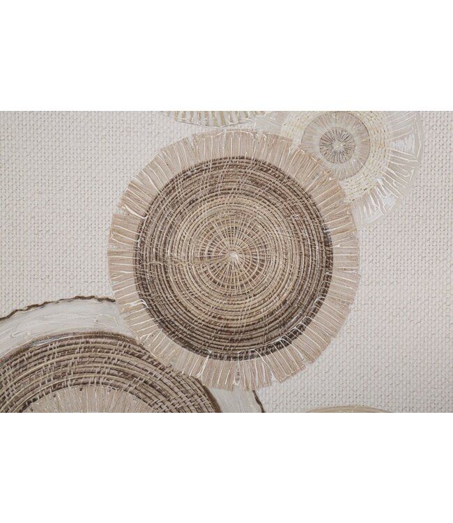 Mauro Ferretti WANDBEDRUKKING/SCHILDEREN CIRCLY MET APPLICATIE -B- CM 50X3,2X100