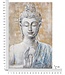 Mauro Ferretti HANDGEMAAKTE WANDSCHILDERING BOEDDHA LICHT -B- CM 80X3X120