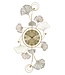 Mauro Ferretti WANDDECORATIE LEAVY MET KLOK CM 52,5X3,5X102