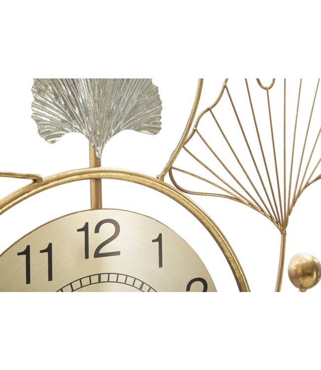 Mauro Ferretti WANDDECORATIE LEAVY MET KLOK CM 52,5X3,5X102