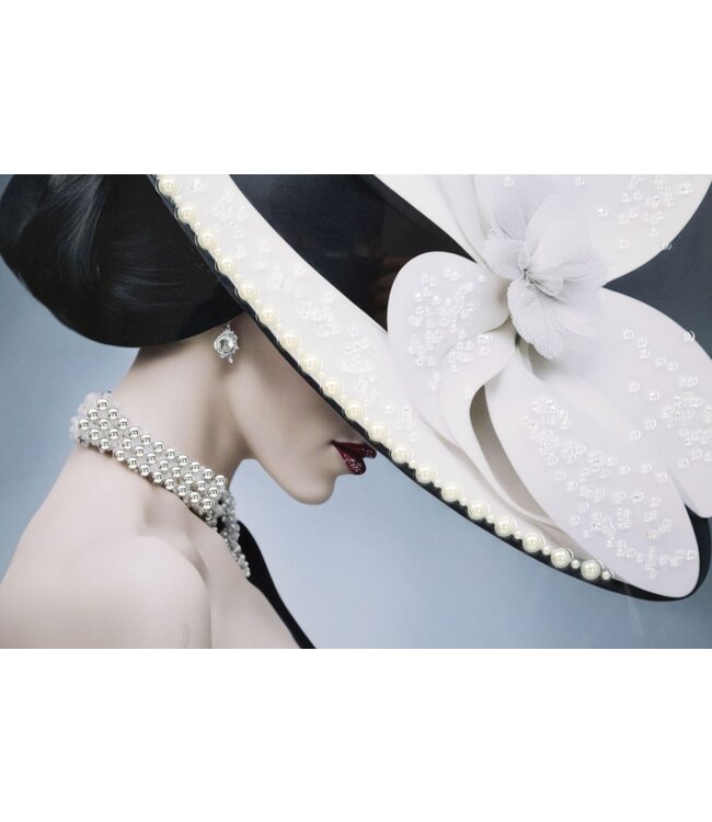 Mauro Ferretti GESCHILDERD OP DOEK GELAKT MARTY MET LIJST -H- CM 62X4X92