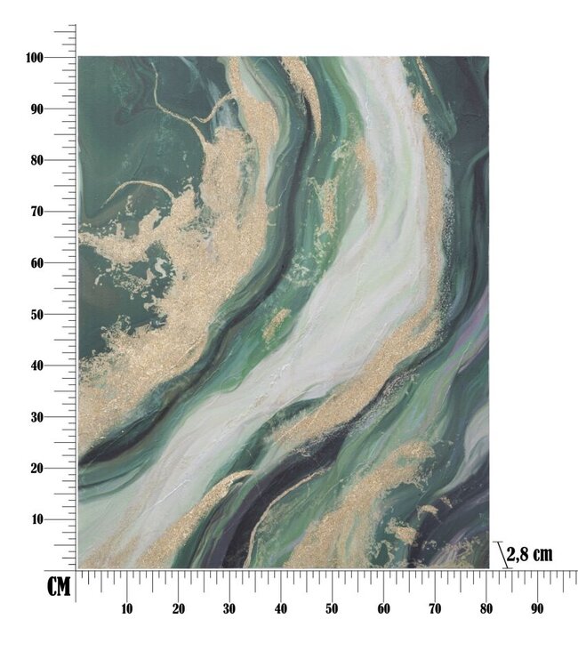 Mauro Ferretti MUURVERF GROEN CM 80X2,8X100 - 320580000