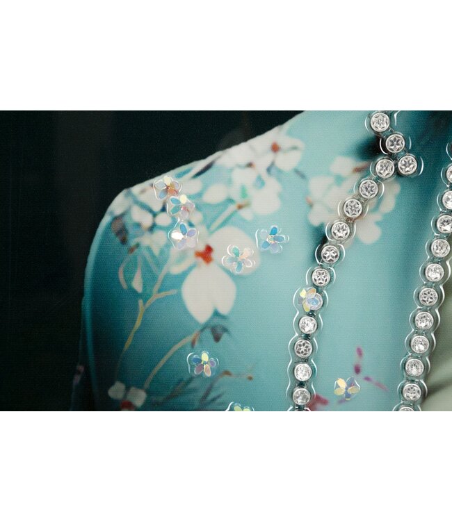 Mauro Ferretti LAQUARED MUUR BROEK MET FRAME KONGY -A- CM 62X4X92