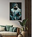 Mauro Ferretti LAQUARED MUUR BROEK MET FRAME KONGY -A- CM 62X4X92