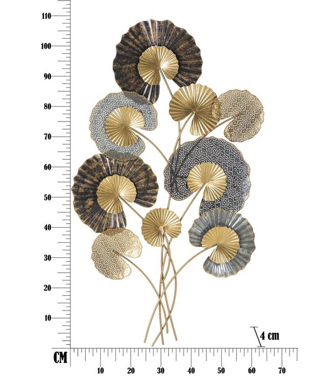 Mauro Ferretti IJZEREN WANDPANEEL WEB -C- CM 63,5X4X109,5CM