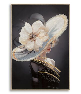 Mauro Ferretti LAQUARED MUUR HIJGEN MET FRAME WIEN HAT -A- CM 62X4X92