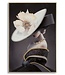 Mauro Ferretti LAQUARED MUUR BROEK MET FRAME WIEN HOED -B- CM 62X4X92