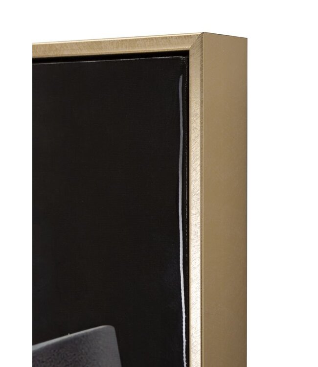 Mauro Ferretti LAQUARED MUUR BROEK MET FRAME WIEN HOED -B- CM 62X4X92