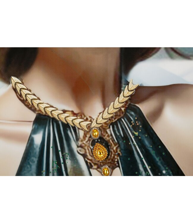 Mauro Ferretti SCHILDERIJ OP DOEK GELAKTE PAM MET LIJST -A- CM 62X4X92