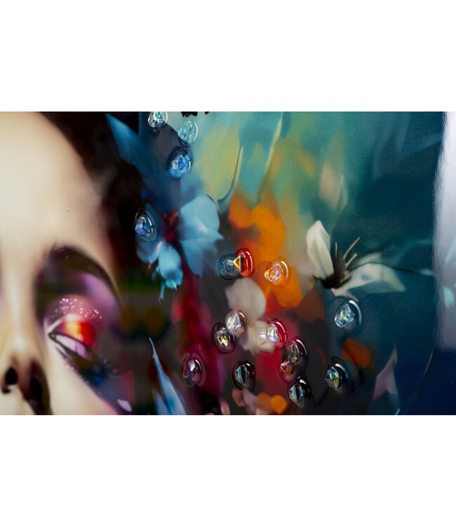 Mauro Ferretti GESCHILDERD OP DOEK GELAKT MARTY MET LIJST -H- CM 62X4X92