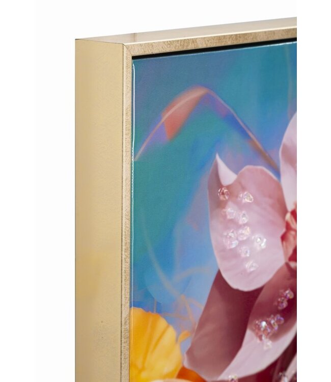 Mauro Ferretti GESCHILDERD OP DOEK GELAKT MARTY MET LIJST -B- CM 62X4X92