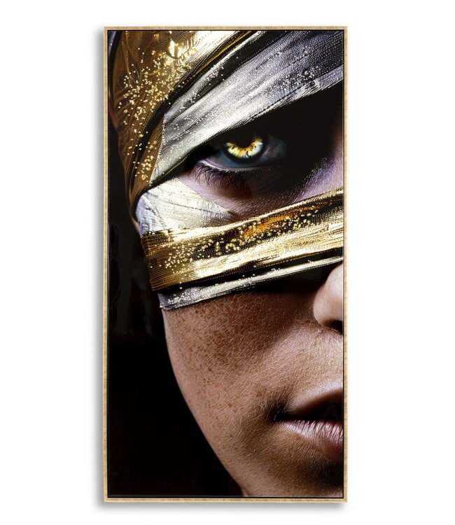 Mauro Ferretti NAIROBI GELAKT CANVAS MET FRAME -A- CM 52X4X102