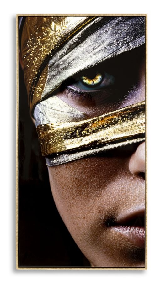 NAIROBI GELAKT CANVAS MET FRAME -A- CM 52X4X102 afbeelding