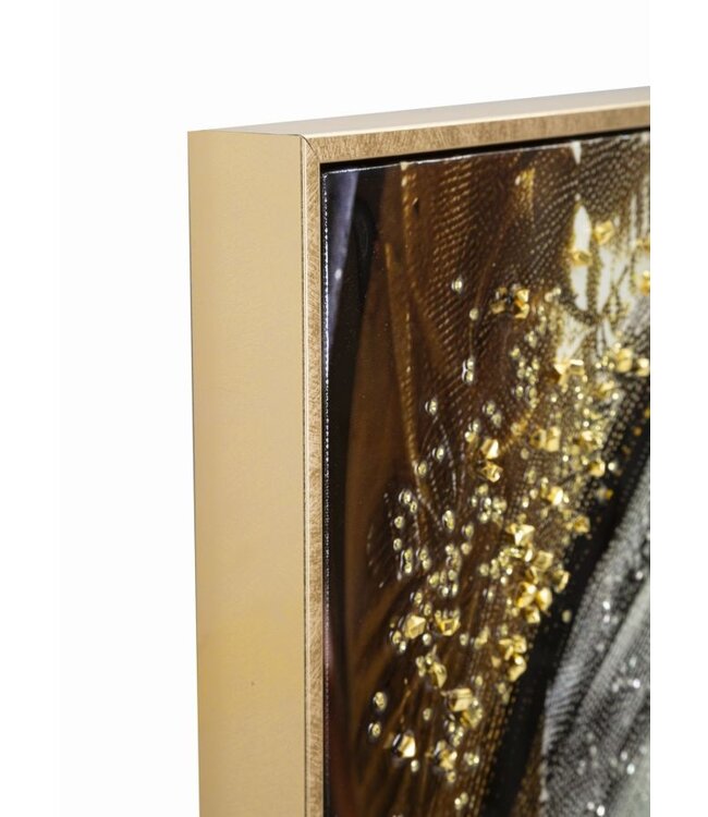 Mauro Ferretti NAIROBI GELAKT CANVAS MET FRAME -A- CM 52X4X102