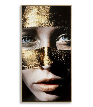Mauro Ferretti NAIROBI GELAKT CANVAS MET FRAME -B- CM 52X4X102