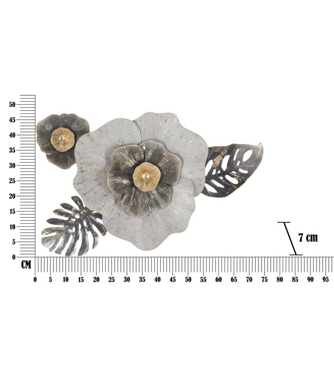 Mauro Ferretti IJZEREN WANDPANEEL EDY -B- CM 74,9X7X47,6