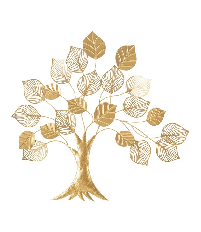 Mauro Ferretti WANDDECORATIE ALBERO GOUDACHTIG CM 81X2,5X78