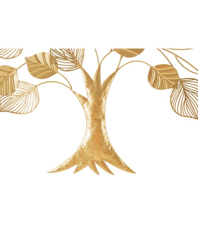 Mauro Ferretti WANDDECORATIE ALBERO GOUDACHTIG CM 81X2,5X78