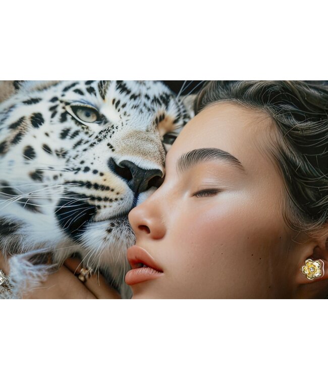 Mauro Ferretti MOIRA GELAKT CANVAS MET FRAME -A- CM 52X4X102