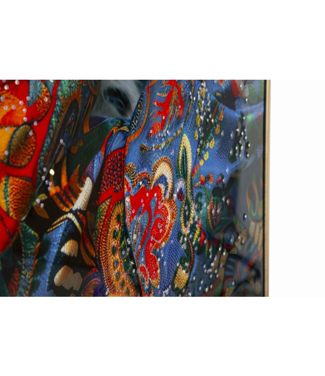 Mauro Ferretti MOIRA GELAKT CANVAS MET FRAME -A- CM 52X4X102