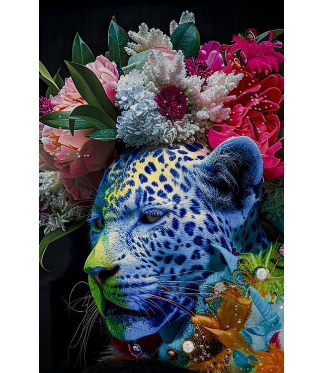 Mauro Ferretti MOIRA GELAKT CANVAS MET FRAME -B- CM 52X4X102