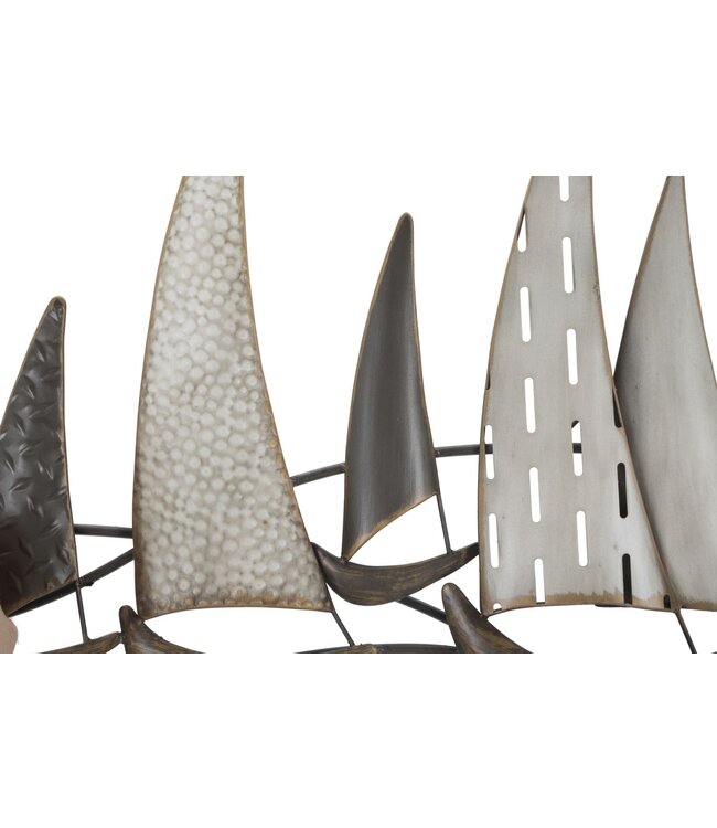 Mauro Ferretti IJZEREN WANDPANEEL REGATA NIEUW CM 100X3X44