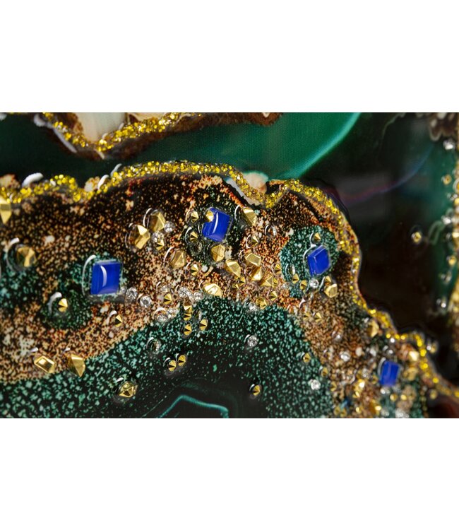 Mauro Ferretti LAQUARED WAND HIJGEN MET FRAME SMERALDY -A- CM 82X4X62