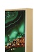 Mauro Ferretti LAQUARED WAND HIJGEN MET FRAME SMERALDY -A- CM 82X4X62