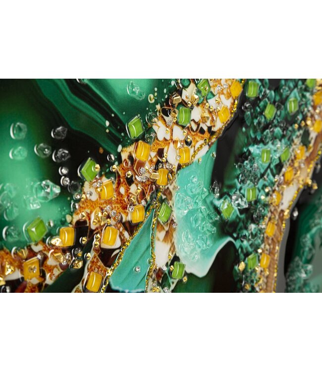 Mauro Ferretti LAQUARED MUUR BROEK MET FRAME SMERALDY -B- CM 82X4X62