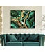 Mauro Ferretti LAQUARED MUUR BROEK MET FRAME SMERALDY -B- CM 82X4X62