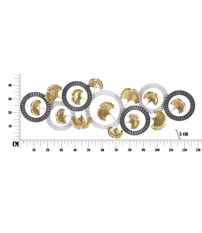 Mauro Ferretti IJZEREN WANDPANEEL ARTY -B- 127,5X4X44,5