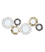 Mauro Ferretti IJZEREN WANDPANEEL GLOTY -B- CM 104X4X45,5