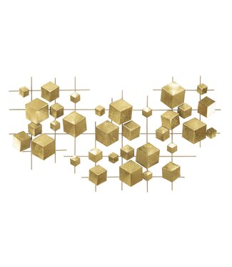 Mauro Ferretti MUUR IJZEREN PANEEL ABSTRACT CM 90,5X3,5X50