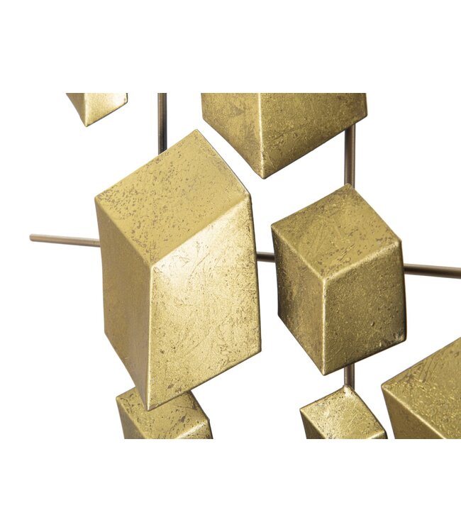 Mauro Ferretti MUUR IJZEREN PANEEL ABSTRACT CM 90,5X3,5X50