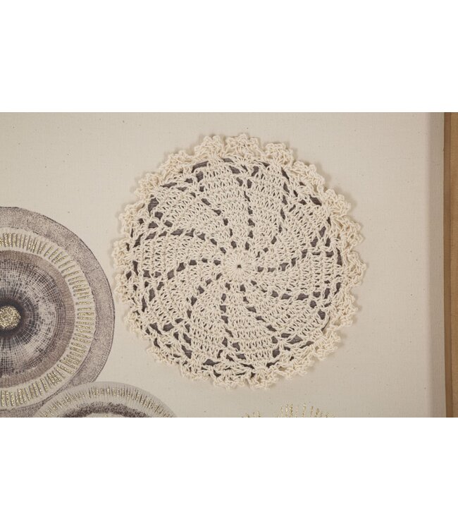 Mauro Ferretti WANDBEDRUKKING CIRCLY MET APPLICATIE CIRCLY CM 45X3,2X60