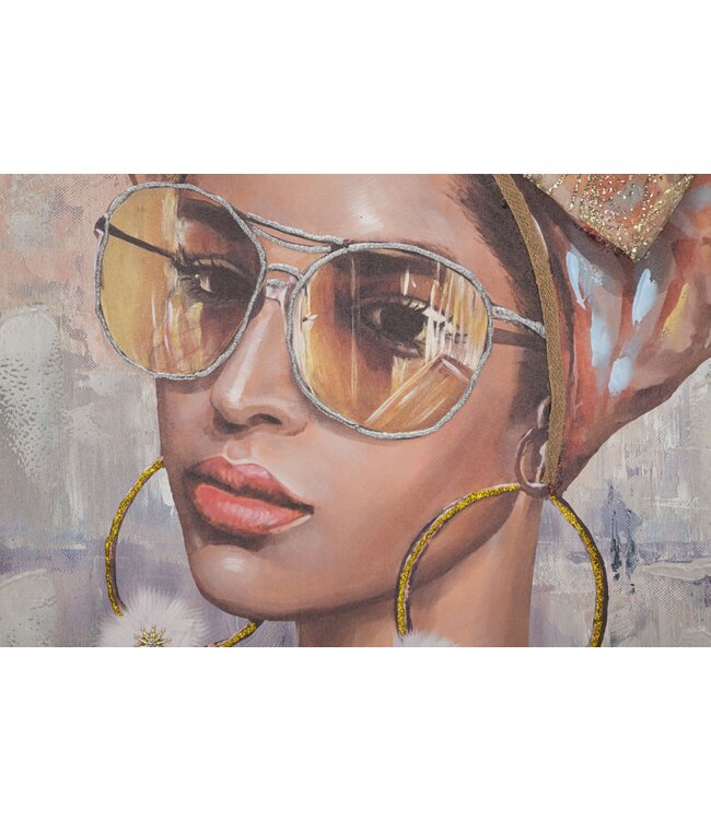 Mauro Ferretti HANDGEMAAKTE MUURSCHILDERINGJENNIFER -B- CM 70X3X100