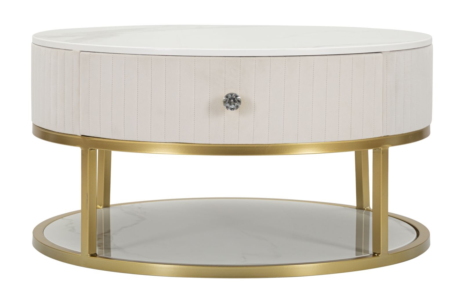 SALONTAFEL MONTPELLIER CRÈME CM Ø 75X36 afbeelding